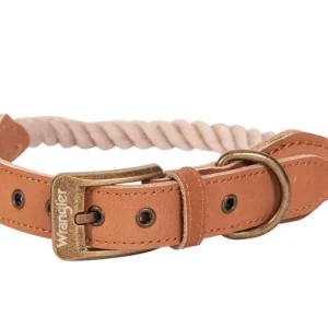 Wrangler Ivory Rope Dog Collar