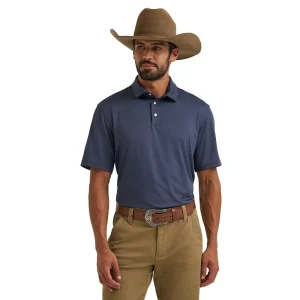 Wrangler Men's ATG Blue Nights Performance Polo