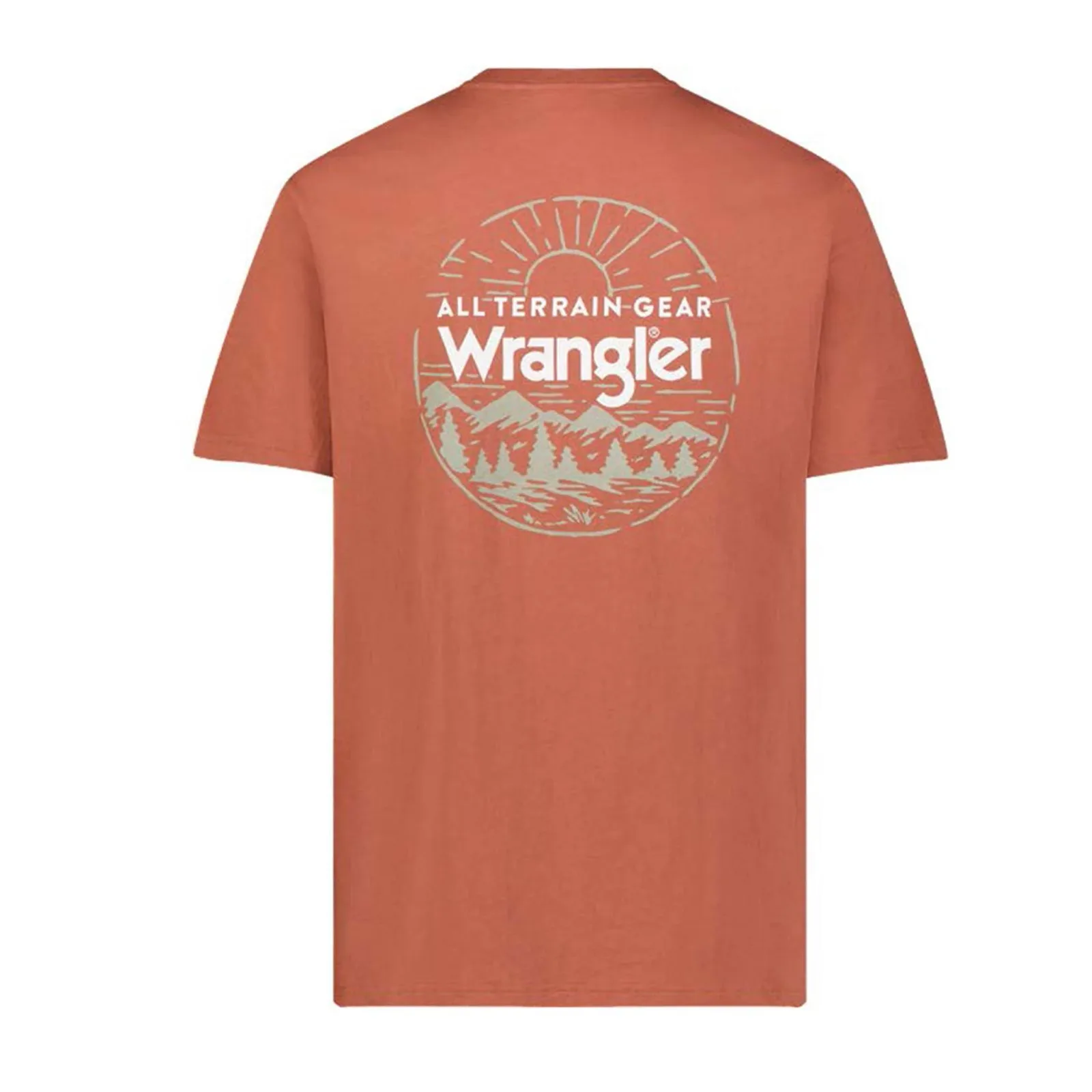 Wrangler Men's ATG Logo Copper Brown Tee - Image 2