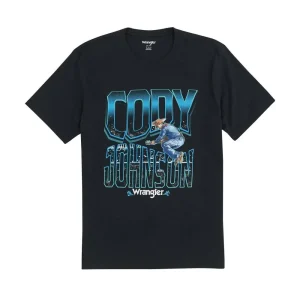 Wrangler Men's Cody Johnson Black Tee