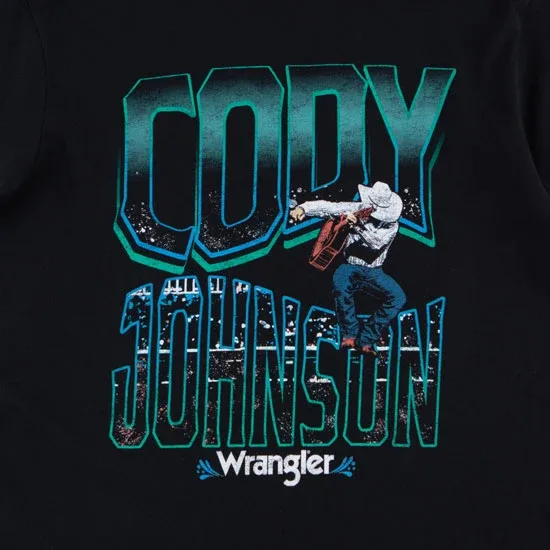 Wrangler Men's Cody Johnson Black Tee - Image 2