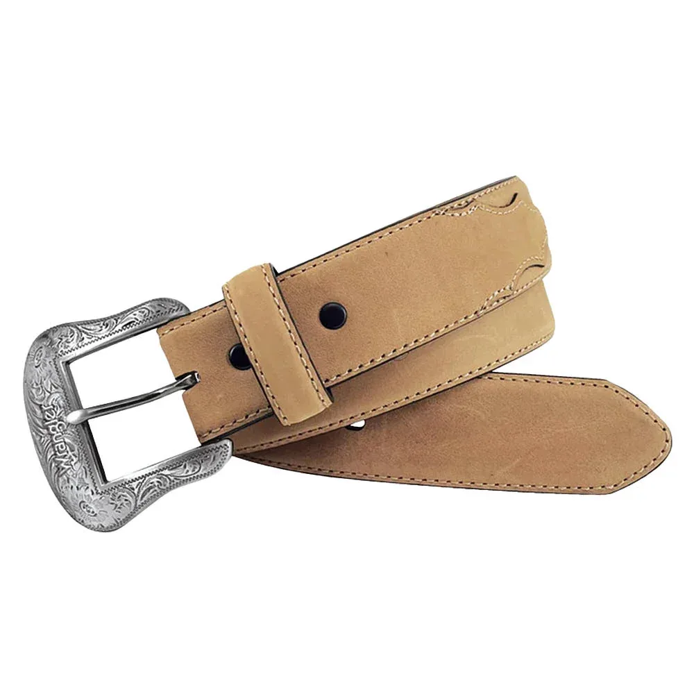 Wrangler Men's Crazy Horse Western Tabs Belt - Image 2