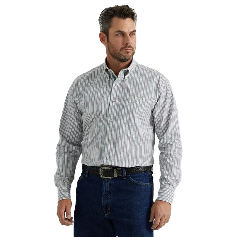 Wrangler Men's George Strait Long Sleeve Button Down