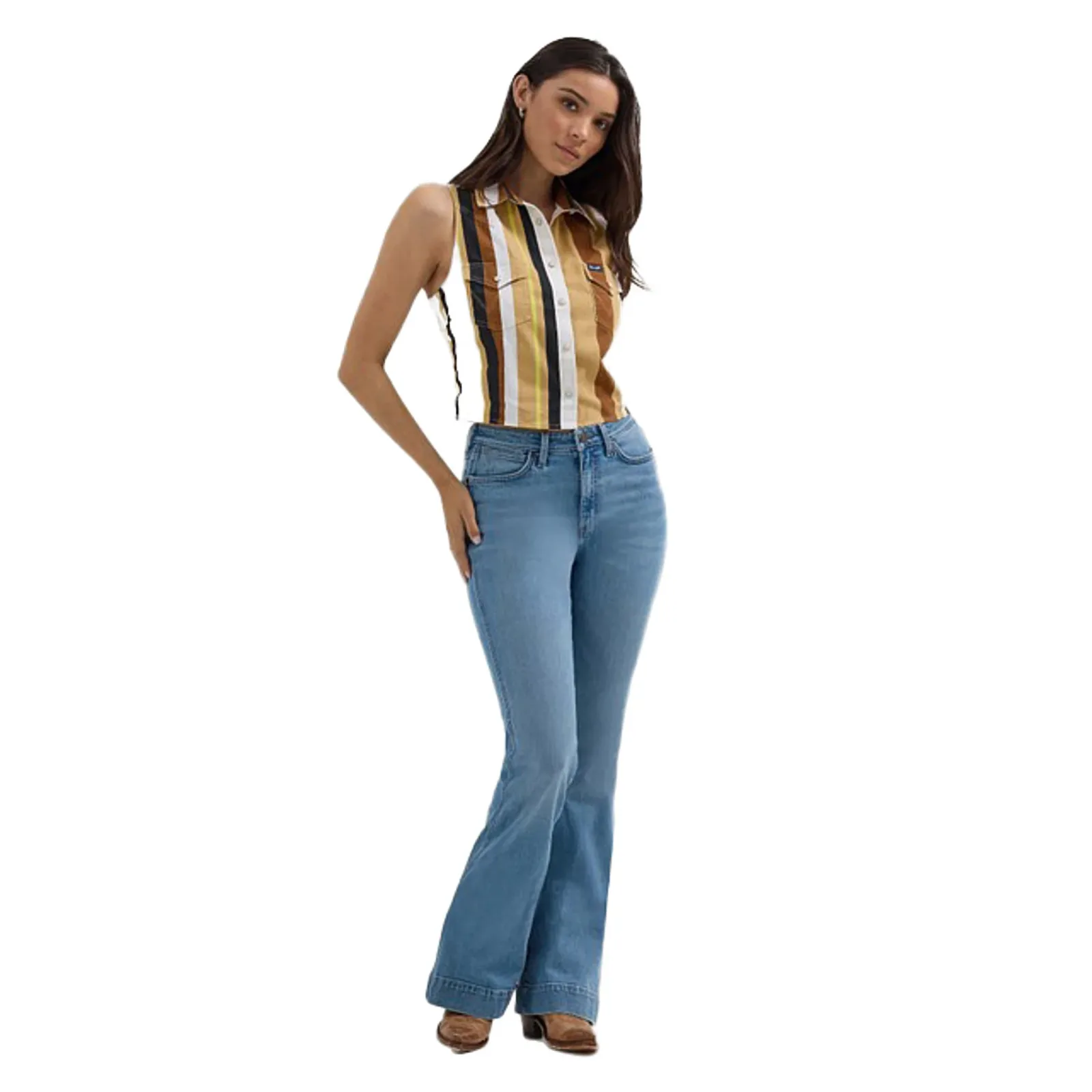 Wrangler Retro Jordyn High Rise Trouser Jean - Image 2