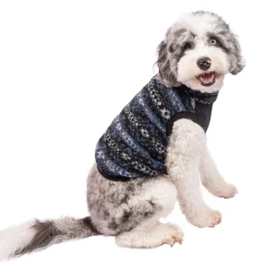 Wrangler Sherpa Pullover Blue Southwest Dog Apparel