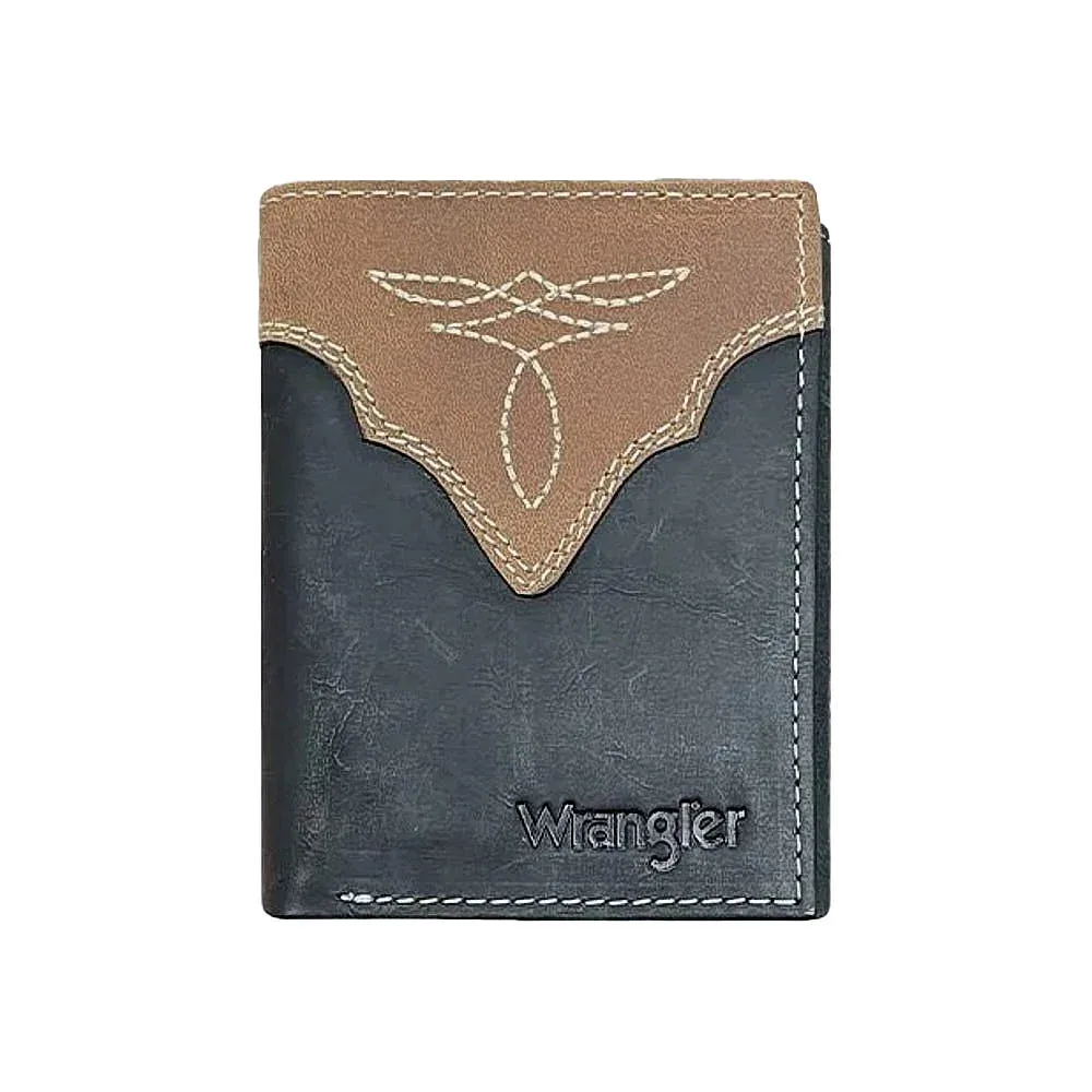 Wrangler Toe Bug Western Stitch Trifold Wallet - Image 2