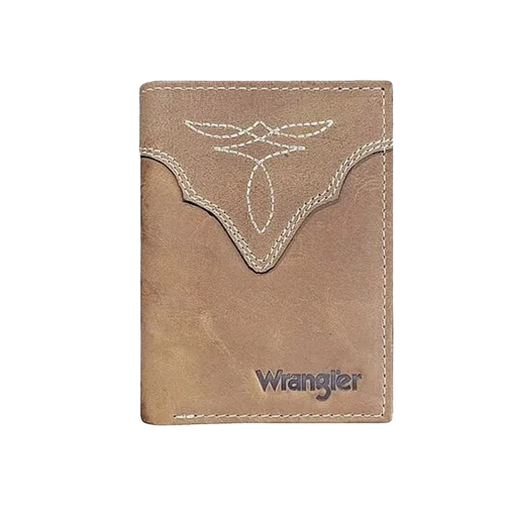 Wrangler Toe Bug Western Stitch Trifold Wallet