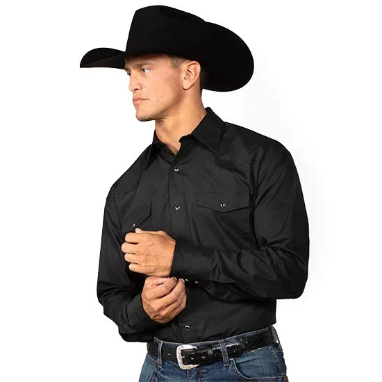Wrangler Western Black Sport Shirt - Image 2