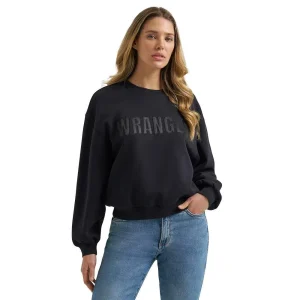 Wrangler Women's Black Beauty Logo Sweatshirt