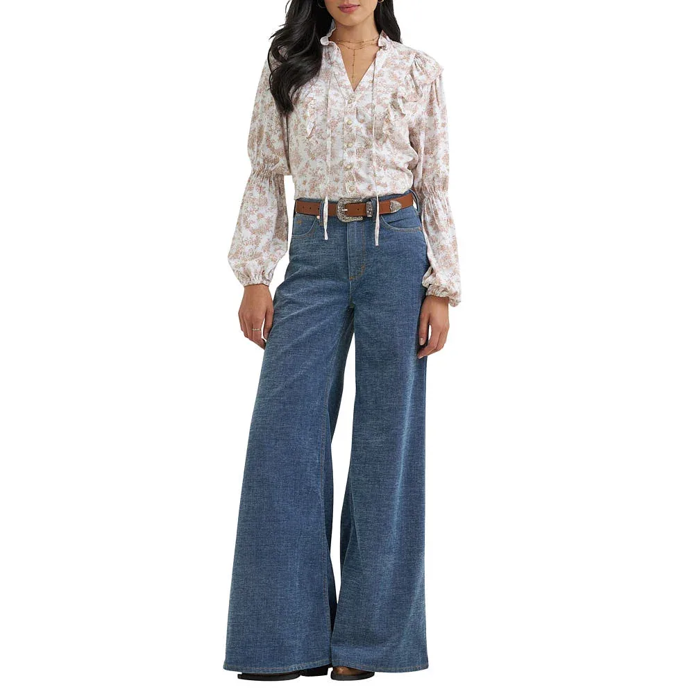 Wrangler Women's Lainey Wilson Cheeky Wide Leg Jean - Image 2