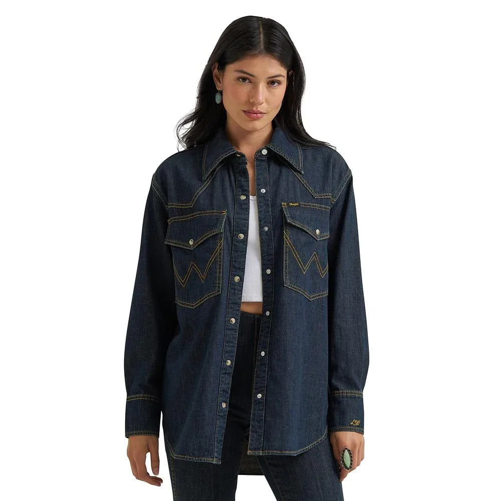 Wrangler Women's Lainey Wilson Sandrider Denim Top