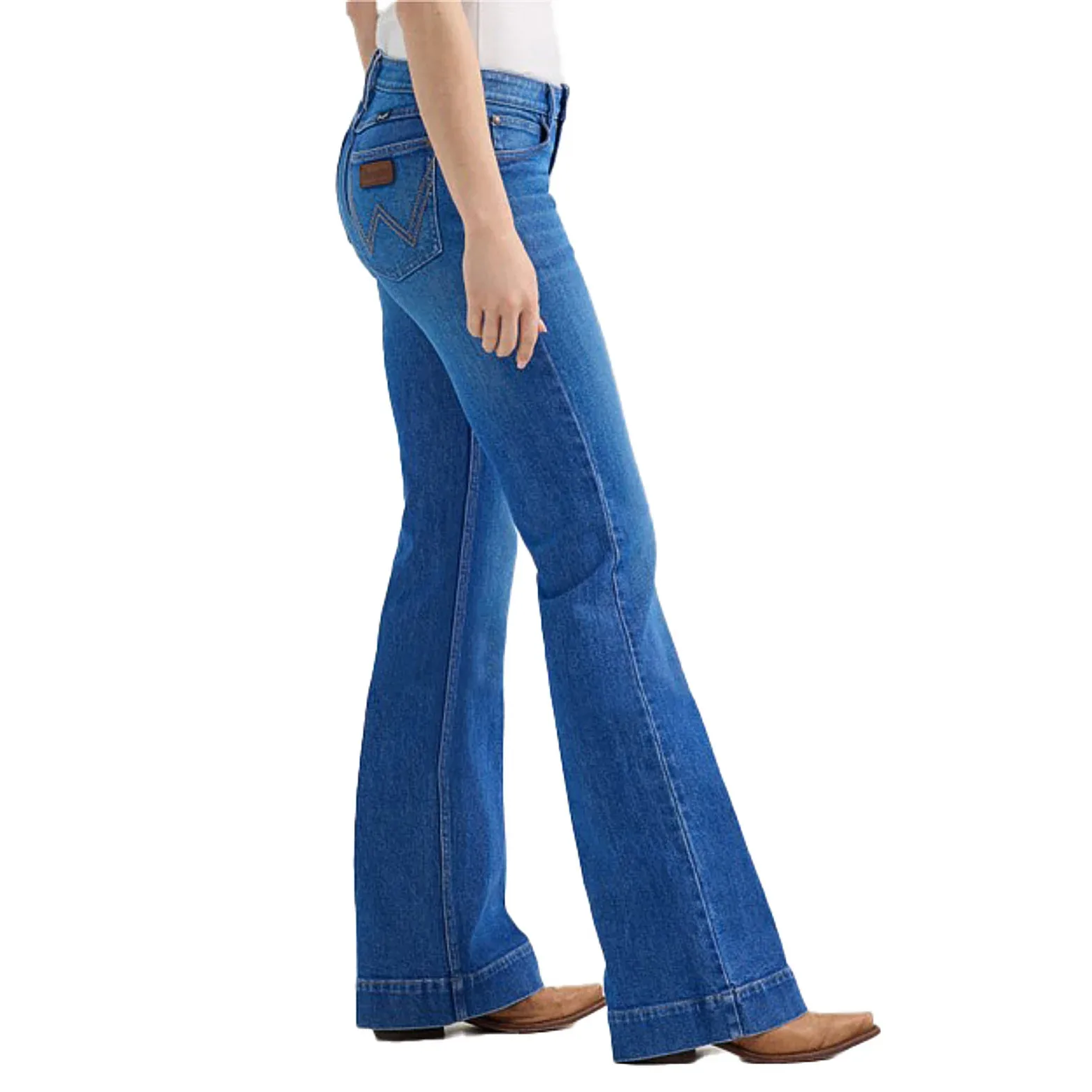 Wrangler Womens Mae Wide Leg Trouser - Image 2