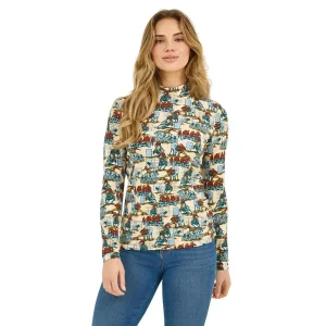 Wrangler Women's Rodeo Event Blue Top