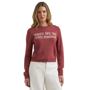 Wrangler Women's Rose Take Me To The Rodeo Sweatshirt