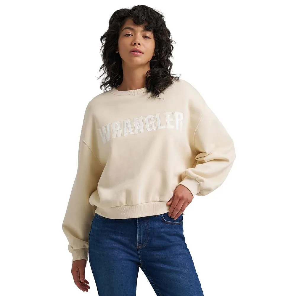 Wrangler Women's Satin Applique Pullover