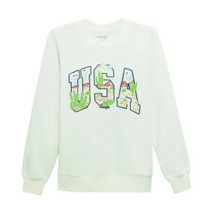 Wrangler Women's USA Crew Neck Top