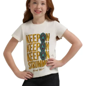 Wrangler X Lainey Wilson Girl's Keep On Keep On Tee Shirt