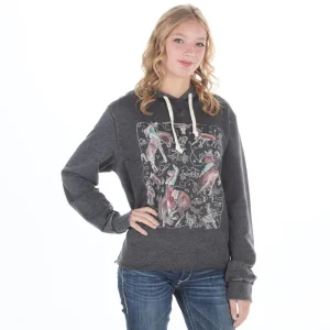 Xoxoart & Co XOXO Art Womens Ride Em Cowboy Black Top