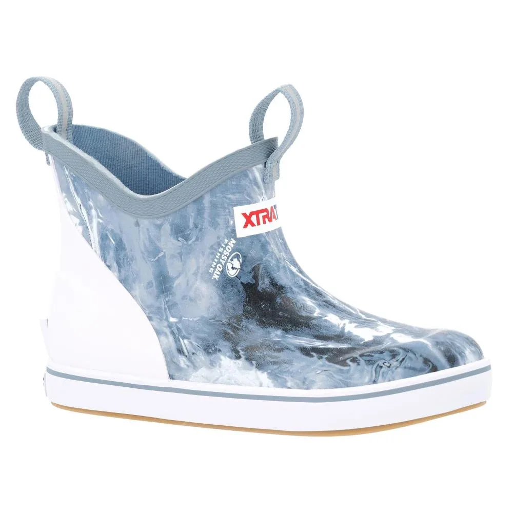 Xtratuf Kids Mossy Oak Elements Blue Ankle Deck Boot