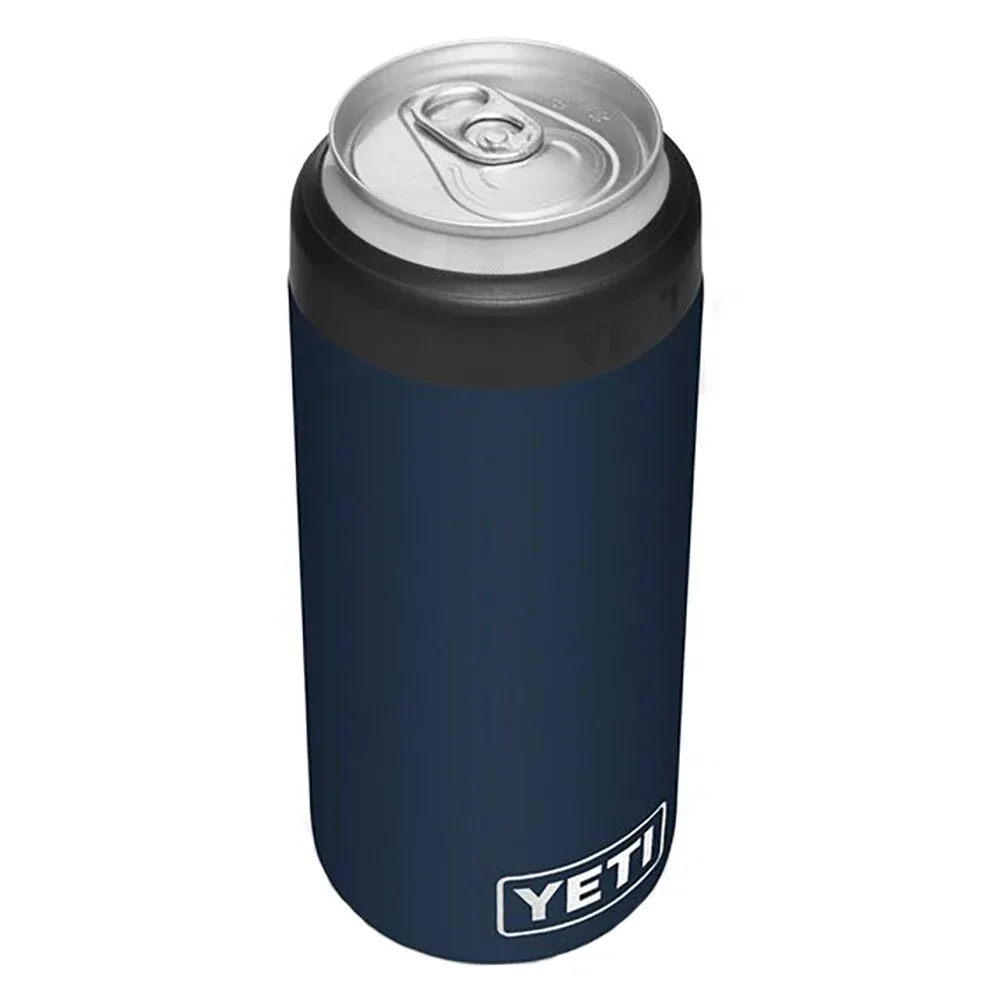 Yeti Coolers 12oz Navy Slim Colster Can Insulator - Image 2