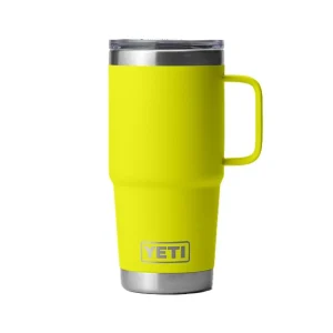 Yeti Coolers Rambler 20oz Firefly Yellow Travel Mug