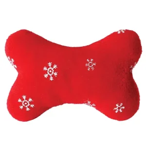 Zanies Blizzard Bone 4In S Red