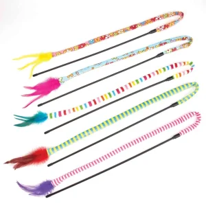 Zanies Cat Teaser Wands 5-Pack