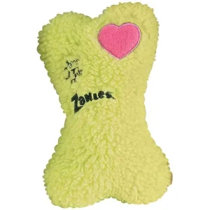 Zanies Embroidered Berber Bone 8In Lime Green