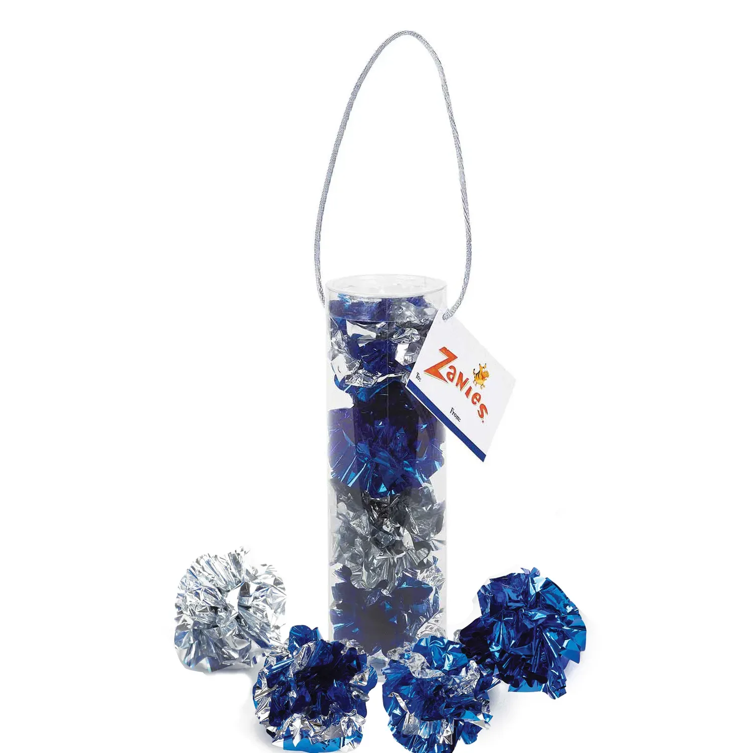 Zanies Mylar Ball Canister 4Pk