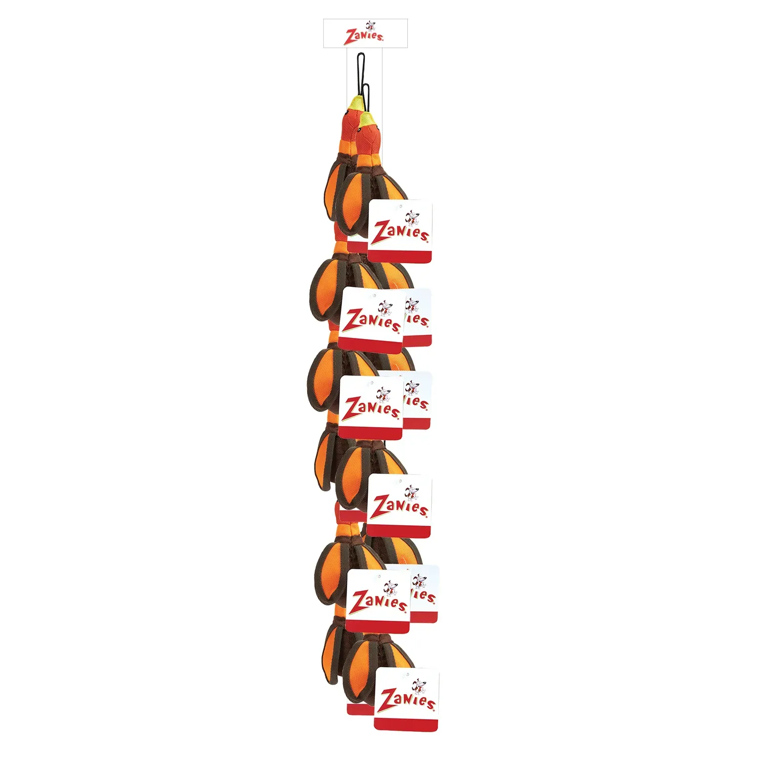 Zanies Toughstructable Ballistic Duck Retail Display Strip 12pc
