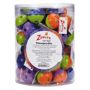 Zanies Whoopeedos Cat Toys Canister 60 pc