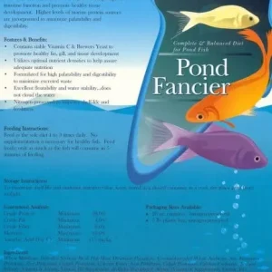 Zeigler Bros 3/16" Pond Fancier Pond and Koi Fish Food - 5 lb Bag