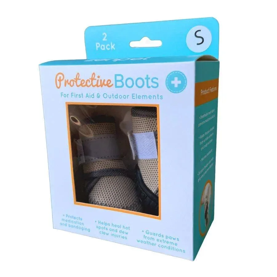 ZenPet Protective Dog Boots for All-Weather Protection 2 pk