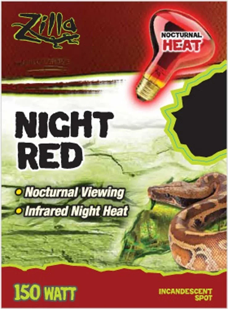 Zilla Incandescent Spot Bulb Night Red 150W