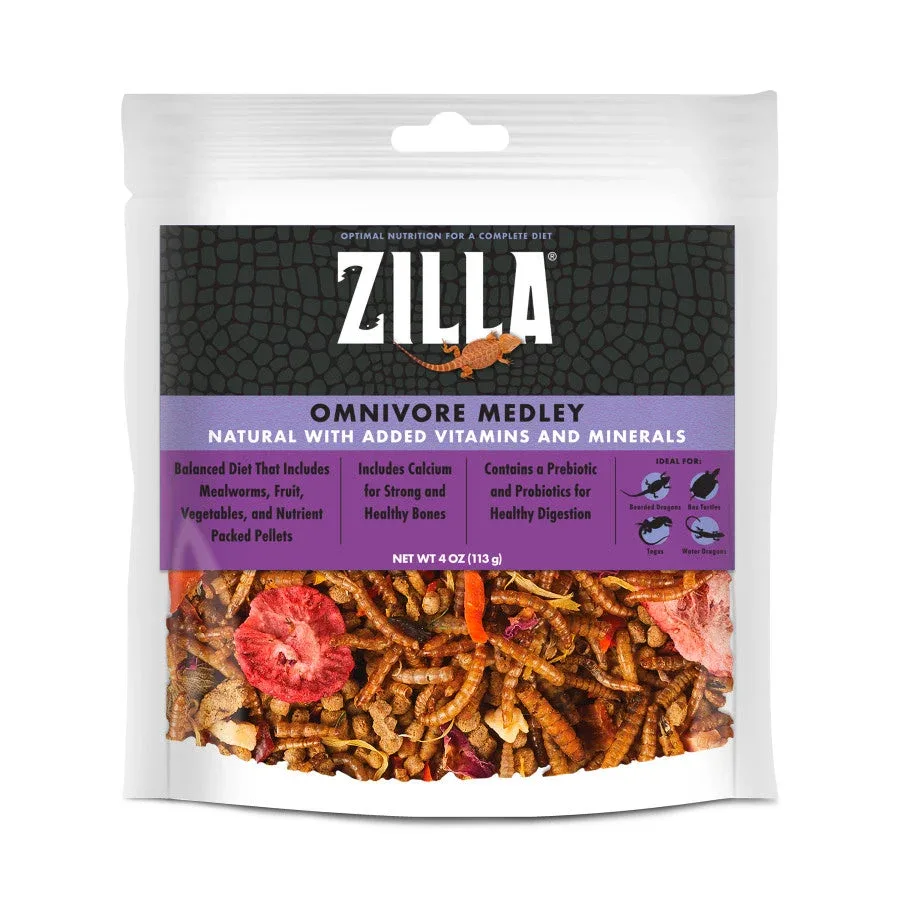 Zilla Medley Diet Omnivore Mix - 4 oz