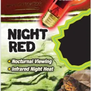 Zilla Night Red Incandescent Spot Bulb for Reptile Terrariums 50W