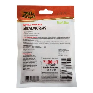 Zilla Reptile Munchies Mealworm .5 oz