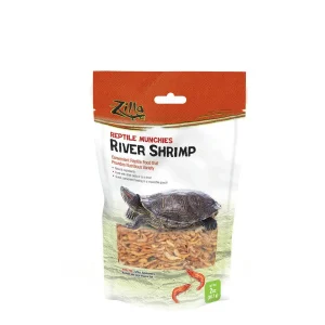 Zilla Reptile Munchies River Shrimp, 2 oz