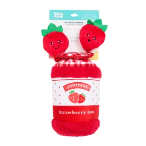 ZippyPaws Bungee Burrow Jar Plush Dog Toy