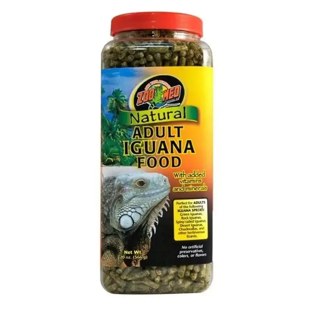 Zoo Med All Natural Adult Iguana Food – Reptile Diet, 20oz