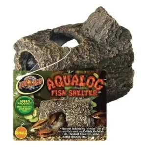 Zoo Med Aqualog Fish Shelter Brown