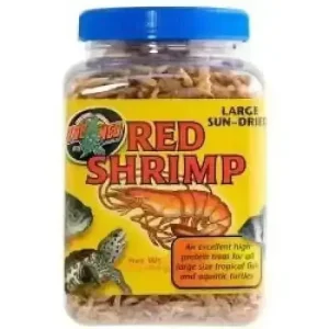 Zoo Med Laboratories Large Sun-Dried Red Shrimp Reptile Food