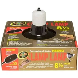 Zoo Med Professional Series Dimmable Clamp Lamp - Black
