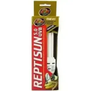 Zoo Med ReptiSun 5.0 UVB Mini Compact Fluorescent Bulb – 13W for Reptiles