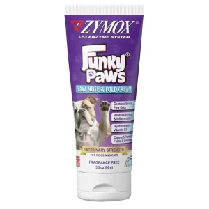Zymox Funky Paws Paw and Nose Cream for Dogs 3oz